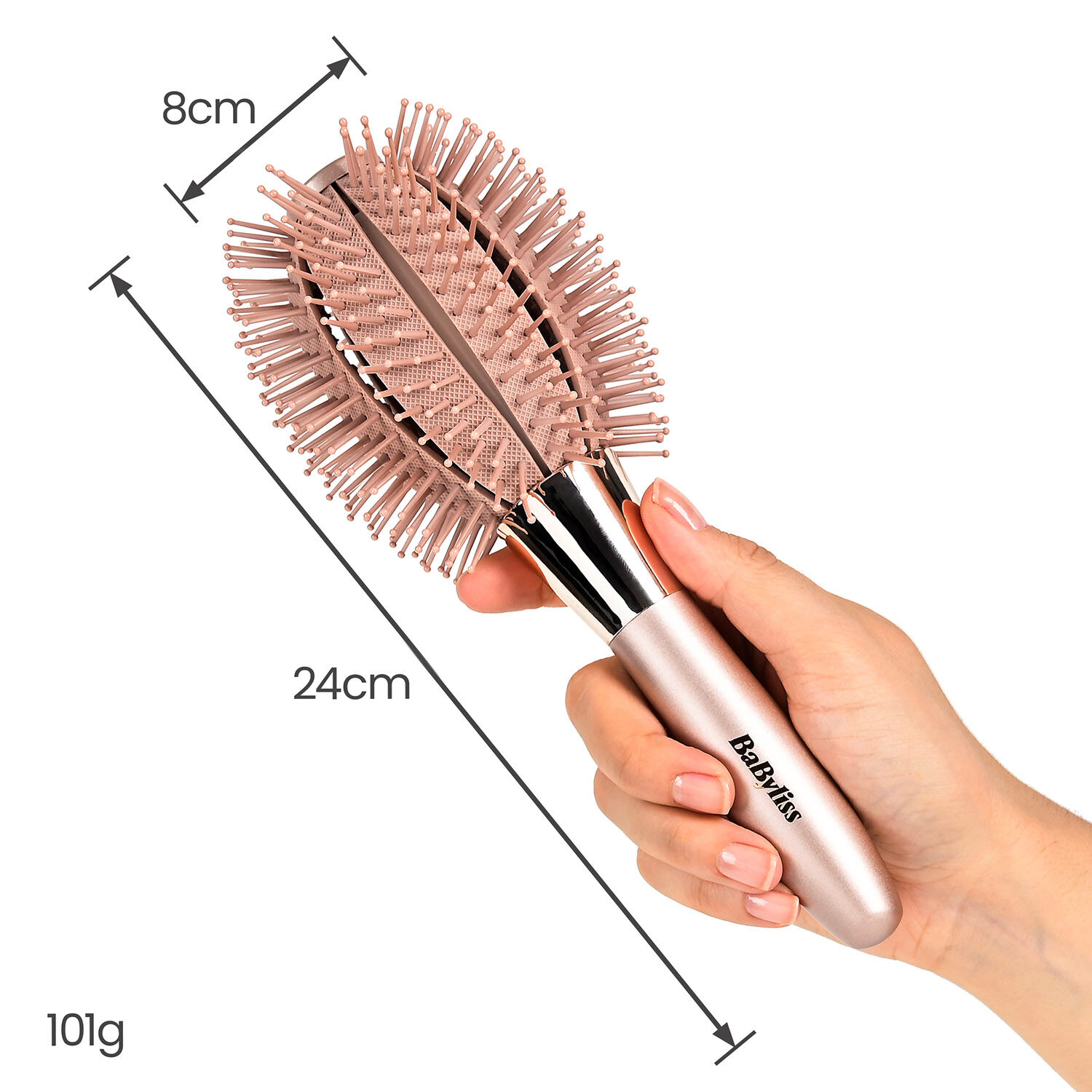 Soft-Care Expandable Swirl Hair  Brush